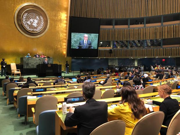Monaco at the 74th session of the UN General Assembly