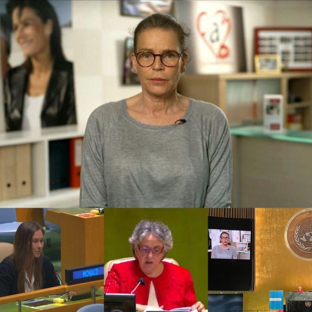 S.A.S. la Princesse Stéphanie de Monaco adresse un message virtuel à l'Assemblée générale à l'occasion de la réunion de haut nivreau sur le VIH/sida